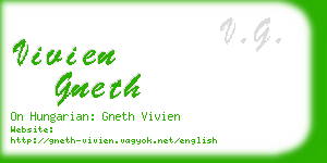 vivien gneth business card